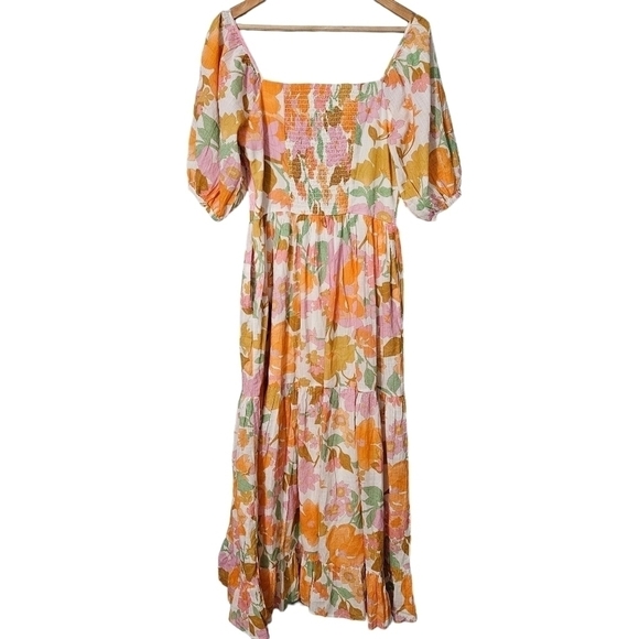 Mille Manon Floral Cotton Maxi Dress in Harmony Floral - Picture 10 of 13